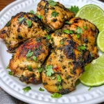 Keto Cilantro Lime Chicken Thighs