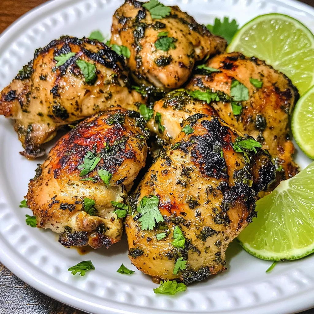 Keto Cilantro Lime Chicken Thighs