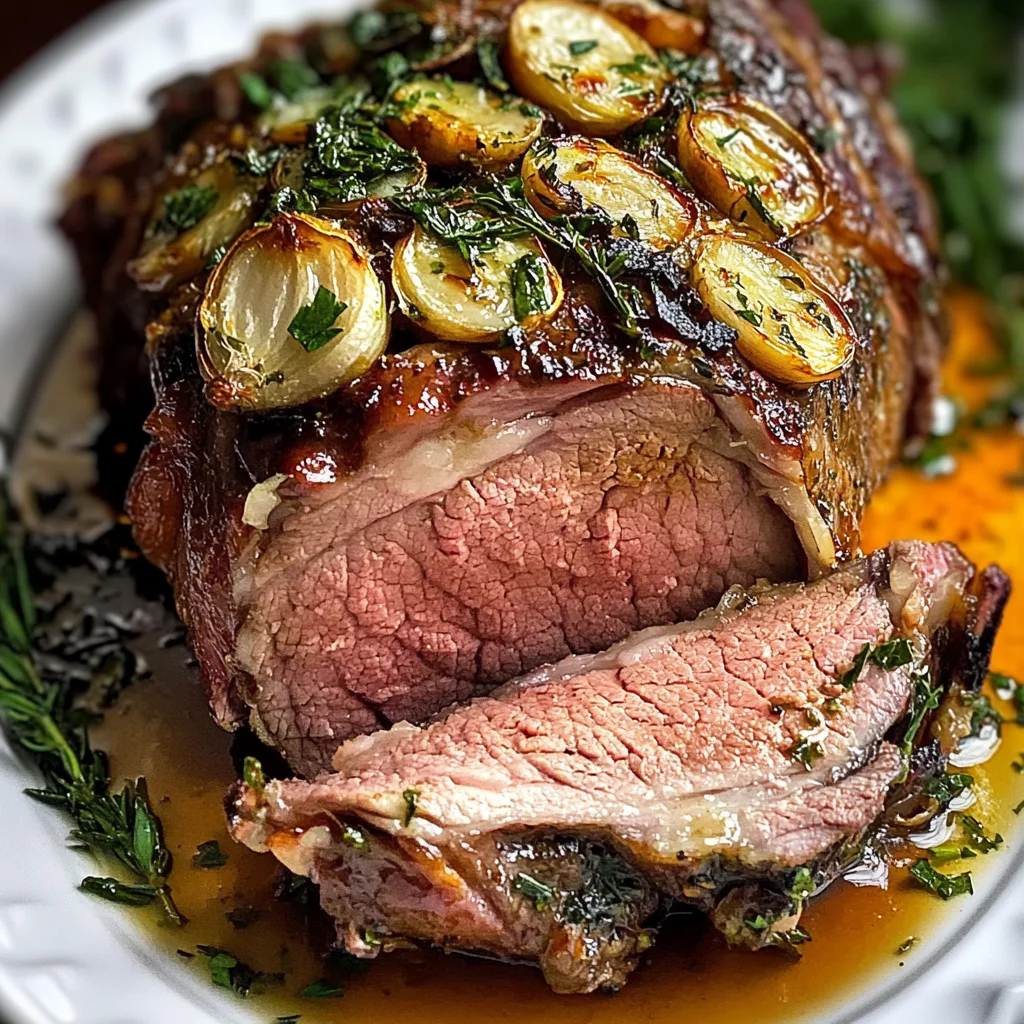 AMAZING Boneless Lamb Roast Recipe with Garlic and Rosemary