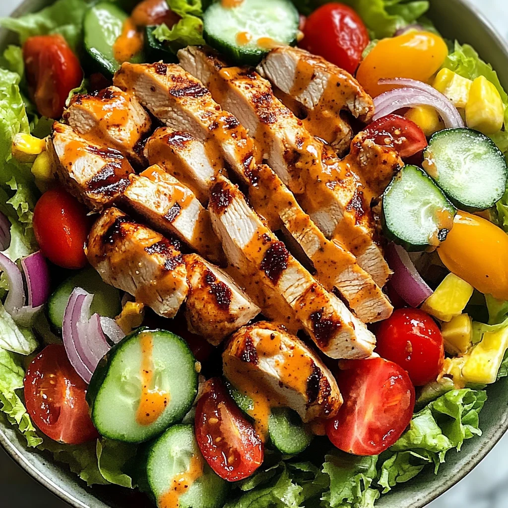 BBQ Chicken Chopped Salad