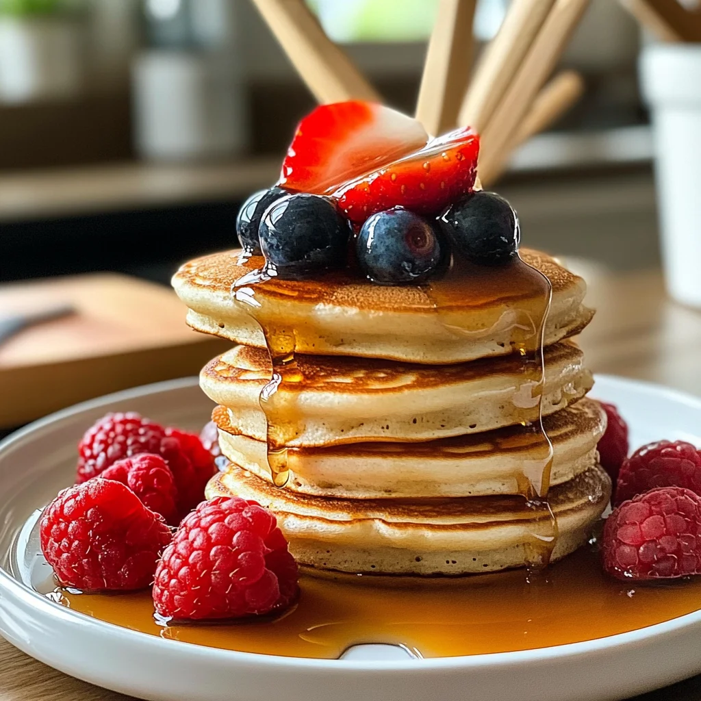 Back-to-school Mini Pancake Stacks