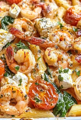 Baked Feta Pasta with Shrimp