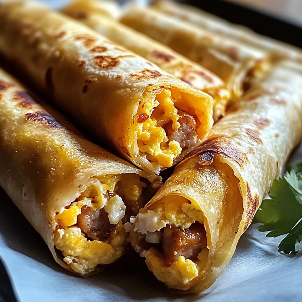 Breakfast Taquitos
