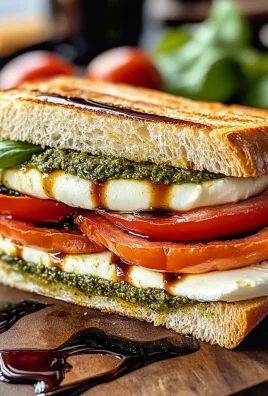 Caprese Sandwich With Pesto Aioli