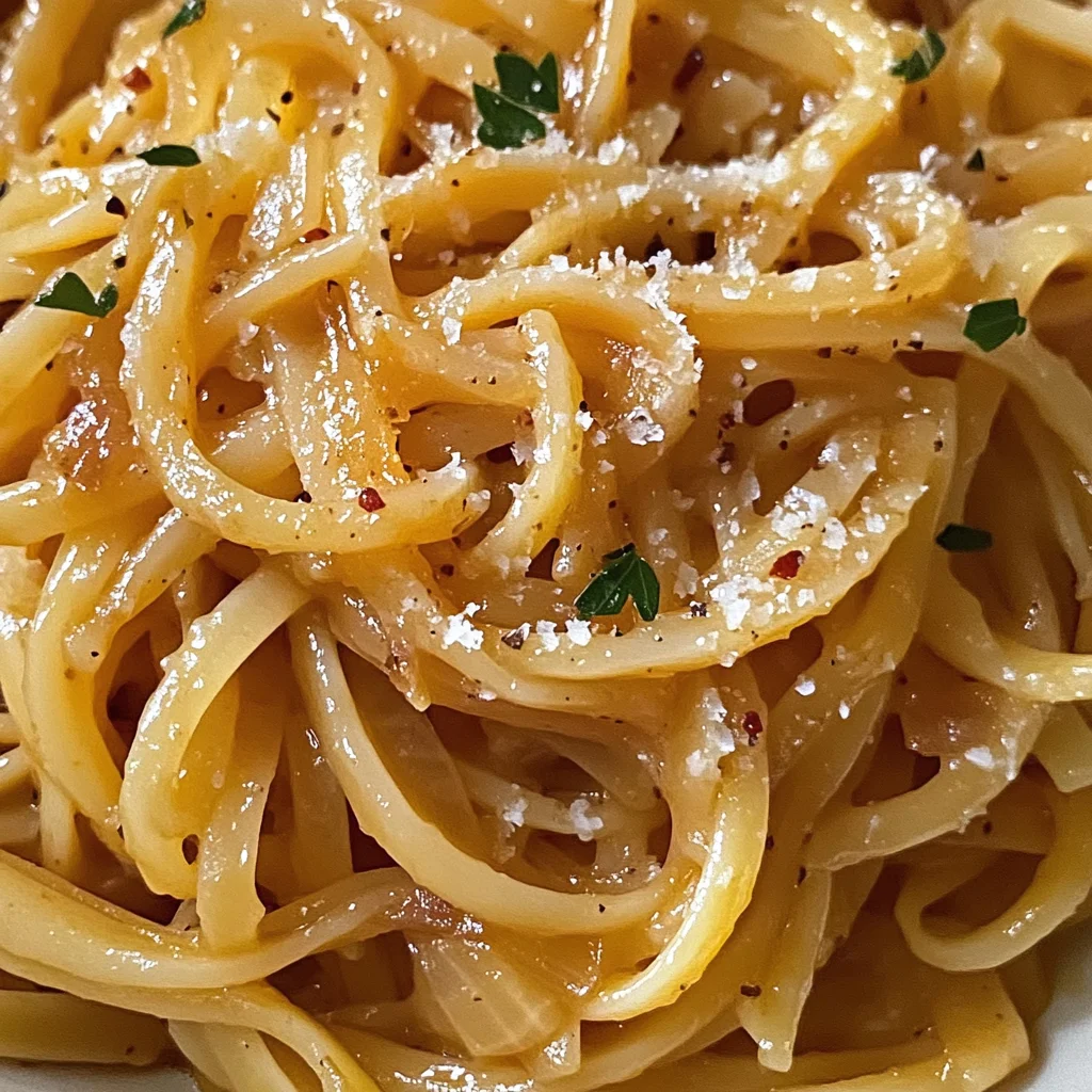 Caramelized Onion Pasta