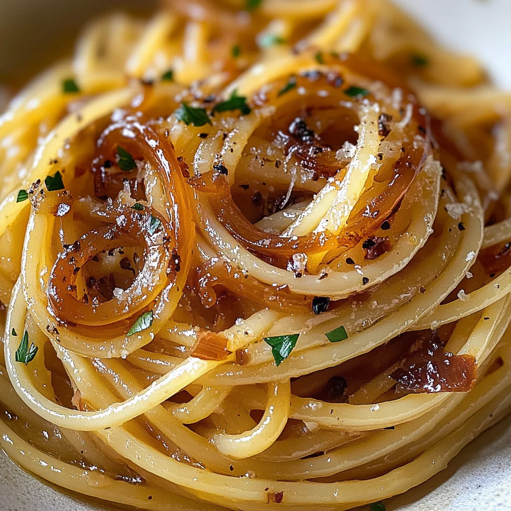 Caramelized Shallot Pasta