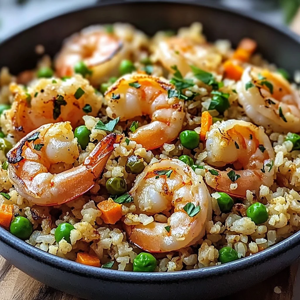 Cauliflower Fried Rice with Shrimp