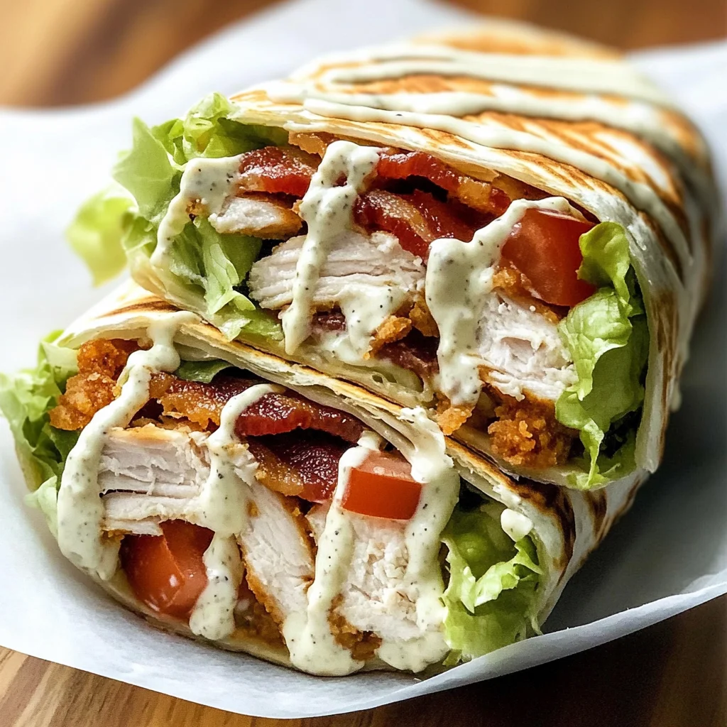 Chicken Bacon Ranch Wrap