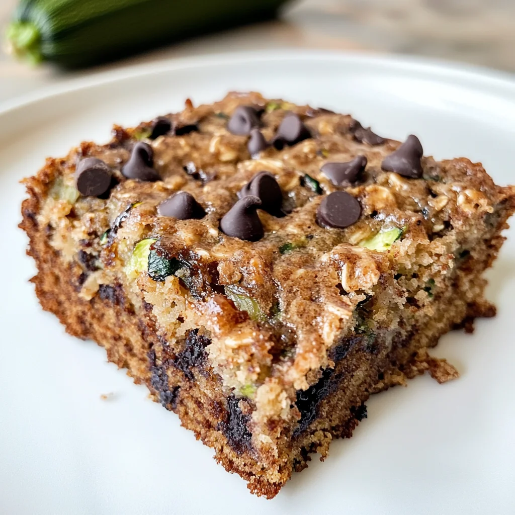 Chocolate Chip Zucchini Bread Baked Oatmeal