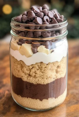 Chocolate chip cookie in a jar