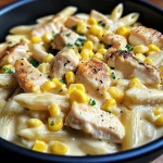 Creamy Chicken and Corn Pasta