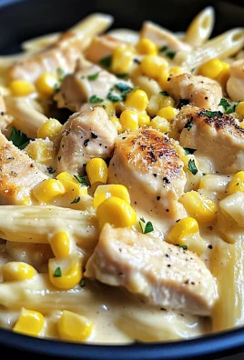 Creamy Chicken and Corn Pasta