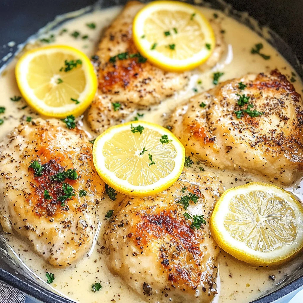 Creamy Lemon Pepper Chicken