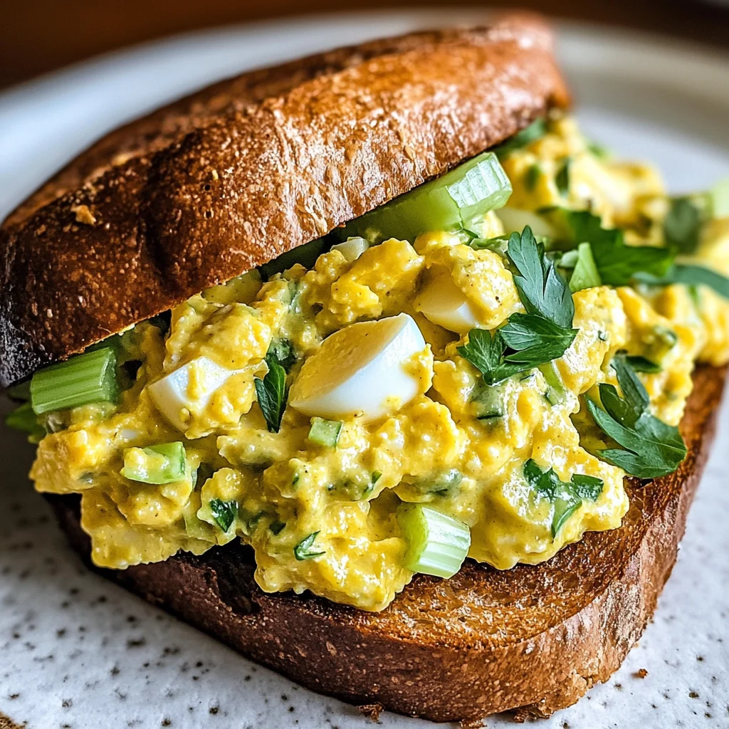 Curried Egg Salad Sandwich