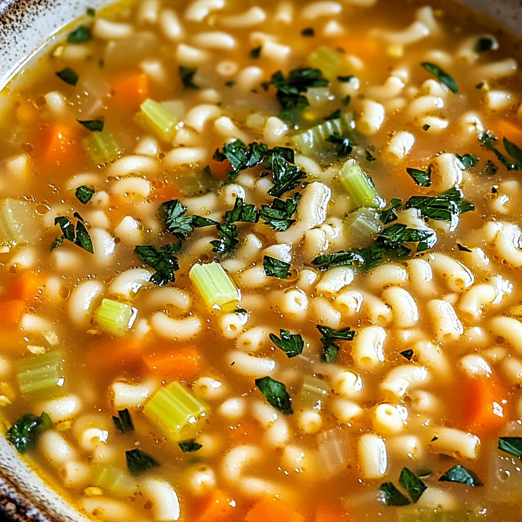 Delicious Italian Pastina Soup Recipe for Comforting Meals