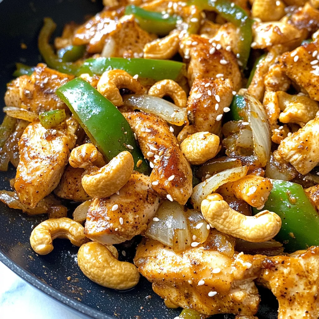 EASY KETO CASHEW CHICKEN