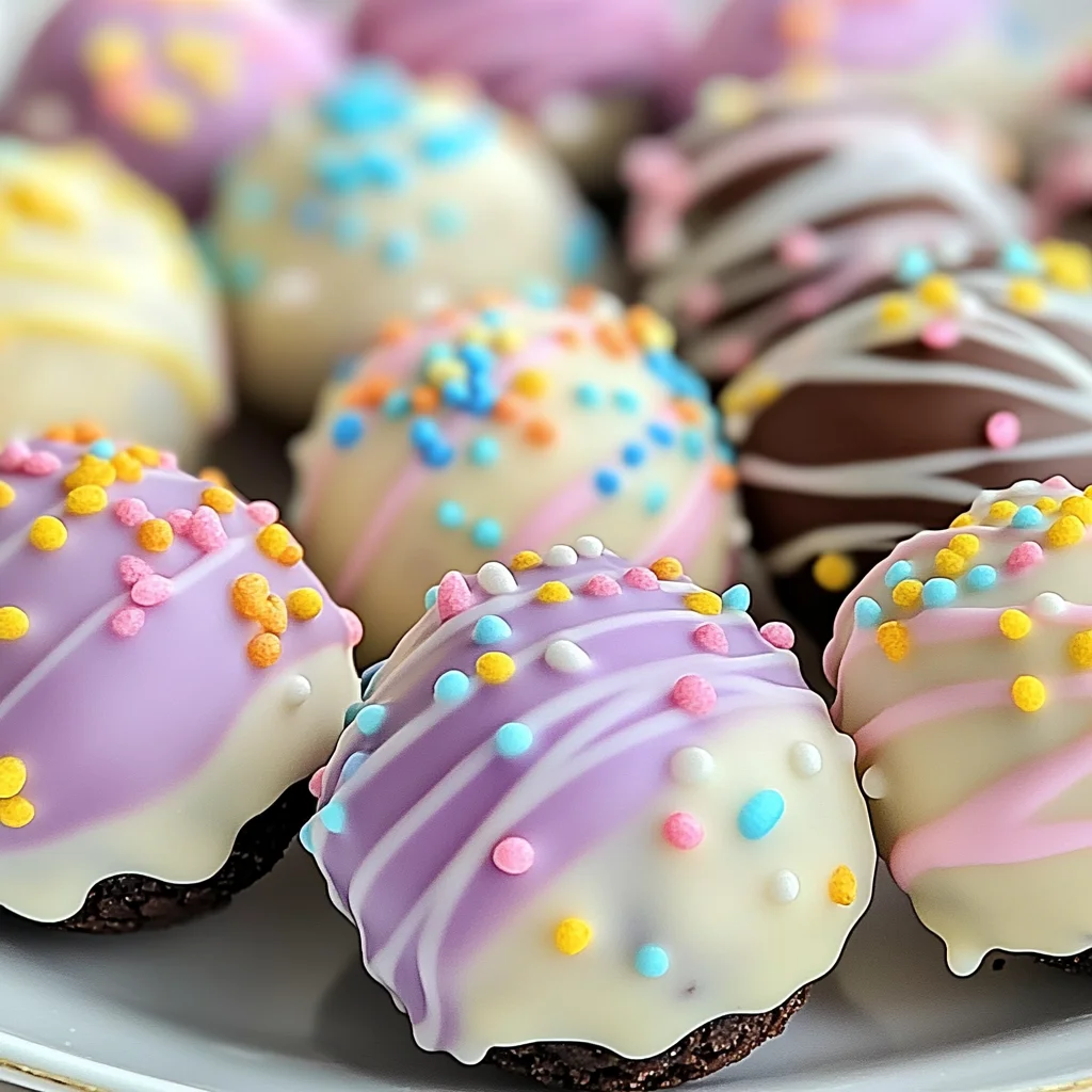 Easter Egg Oreo Cookie Balls