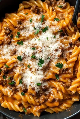 Easy One Pot Creamy Tomato Pasta with Beef Ready in 30 Minutes