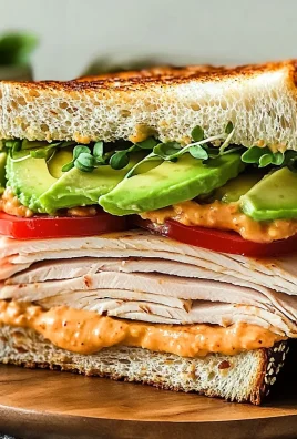 Easy Turkey Avocado Sandwich with Chipotle Mayo