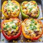 Easy Vegetarian Stuffed Peppers