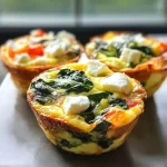 Egg Muffins with Spinach and Feta Recipe