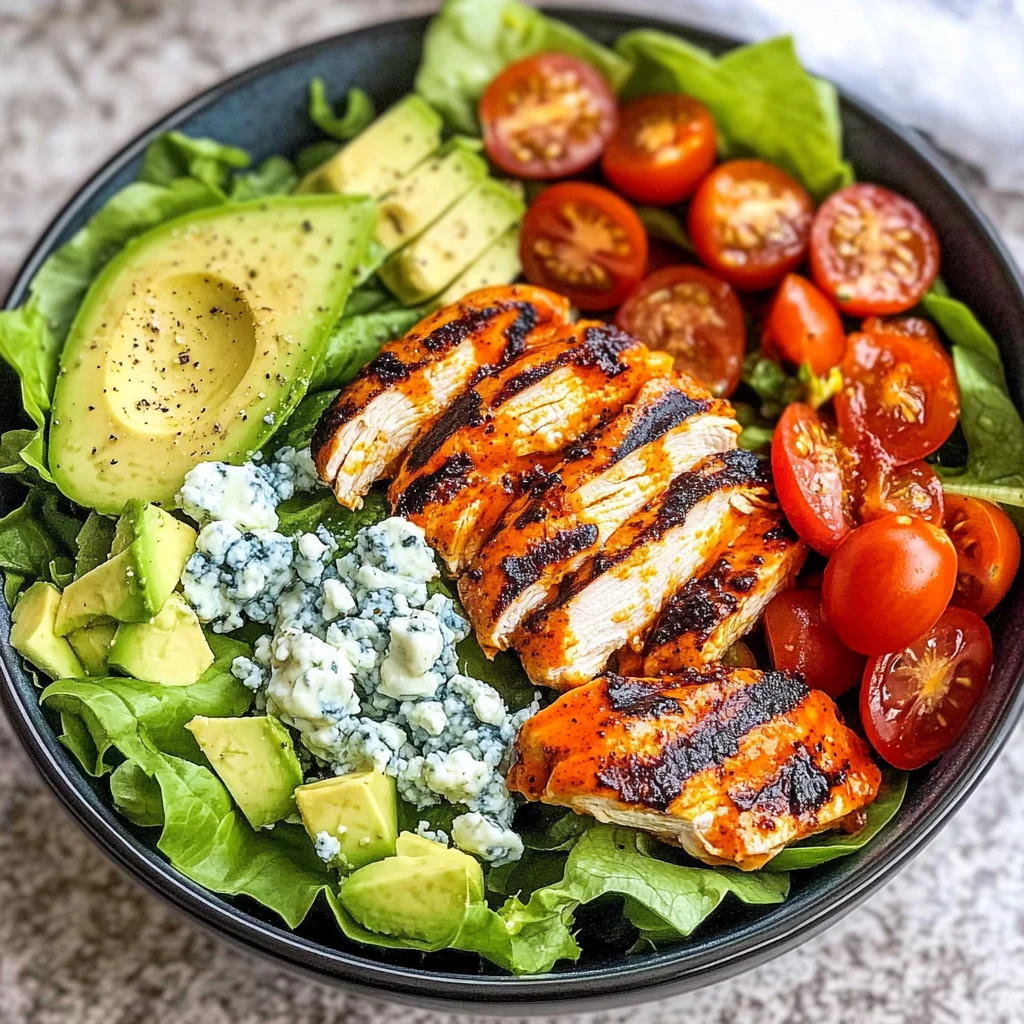 Grilled Buffalo Chicken Salad