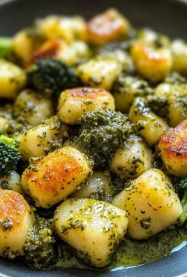 Healthy Cauliflower Gnocchi with Pesto (25-Minutes)