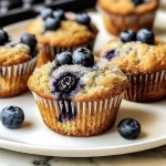 Healthy Greek Yogurt Blueberry Protein Muffins