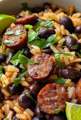 Hearty Black Beans and Rice with Sausage
