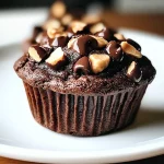 Indulgent Double Chocolate Hazelnut Muffins
