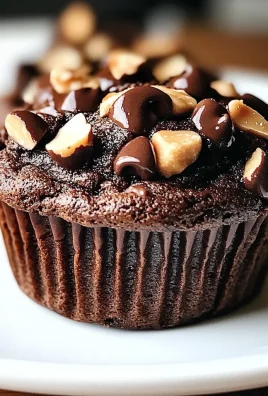 Indulgent Double Chocolate Hazelnut Muffins