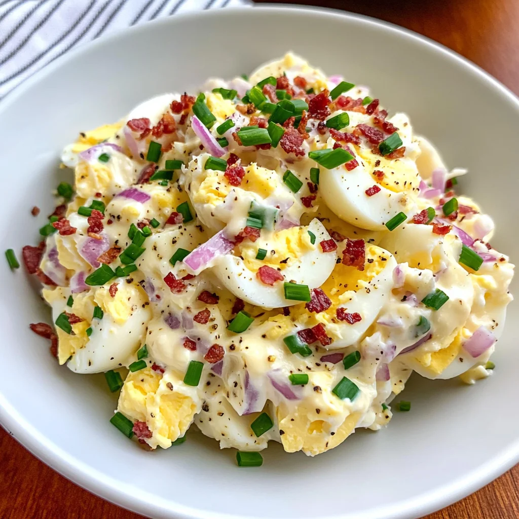 KETO DEVILED EGG SALAD