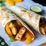 Keto Chicken Fajita Wraps
