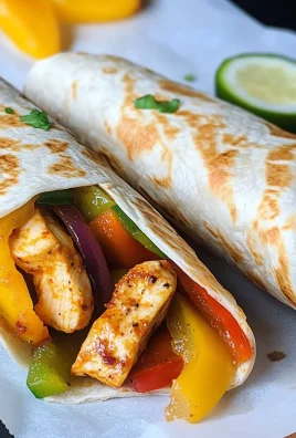 Keto Chicken Fajita Wraps