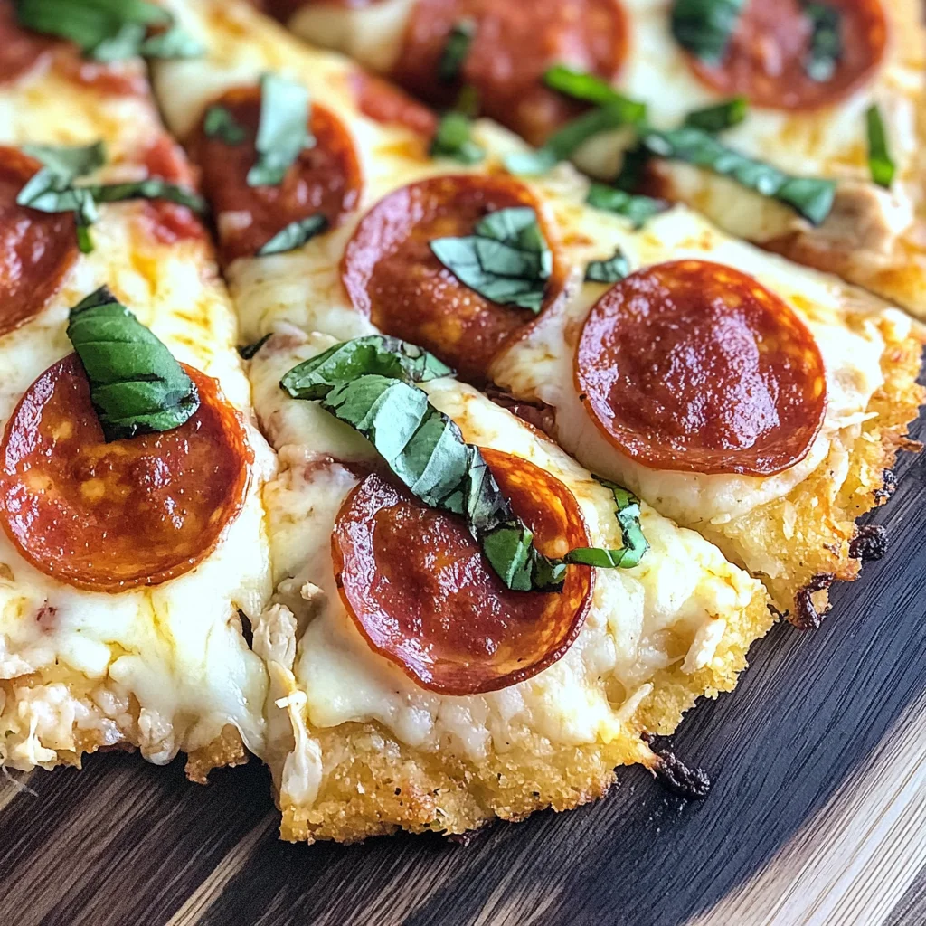 Keto Chicken Pizza Crust
