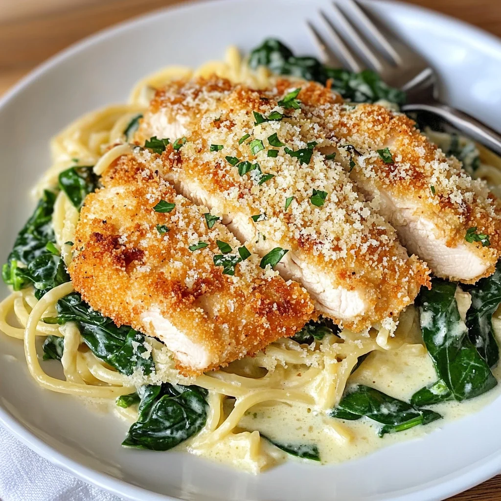 Keto Chicken and Spinach Pasta