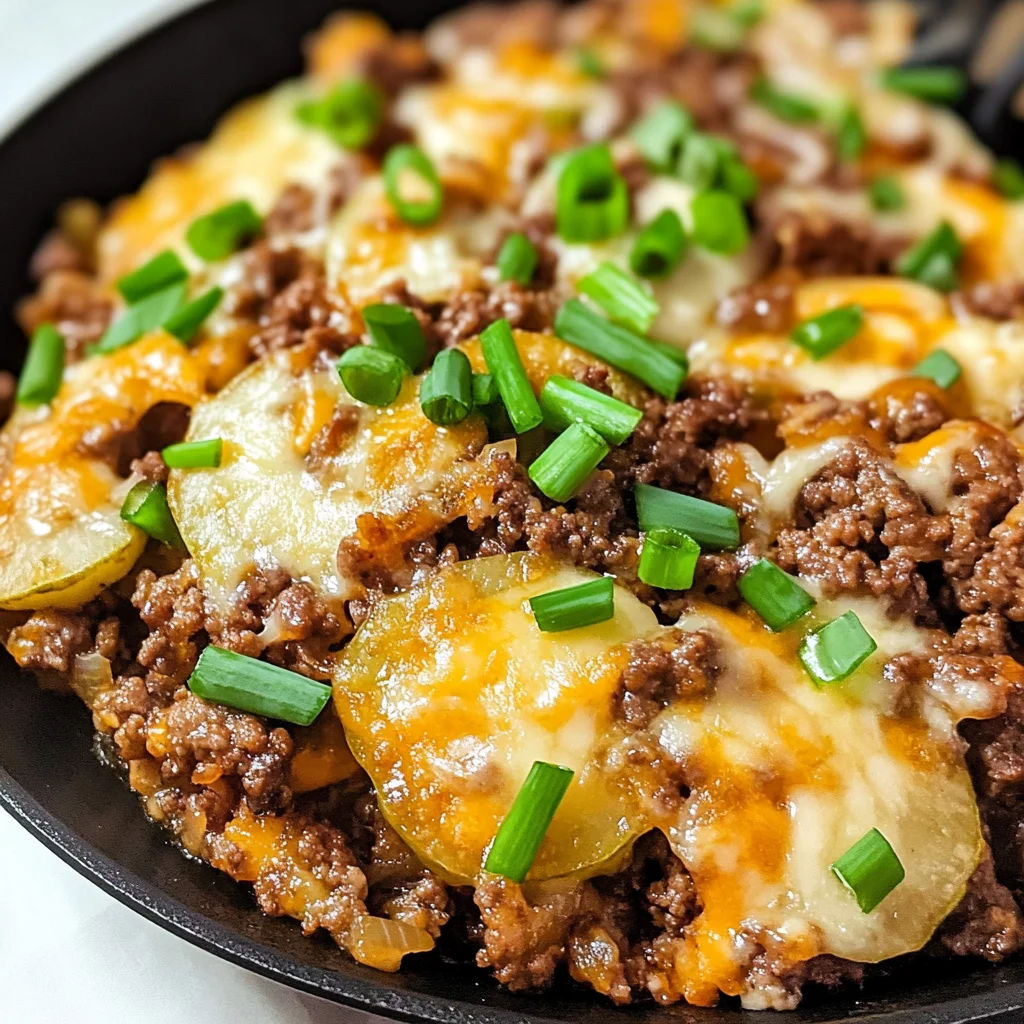 Keto Country Hamburger Skillet