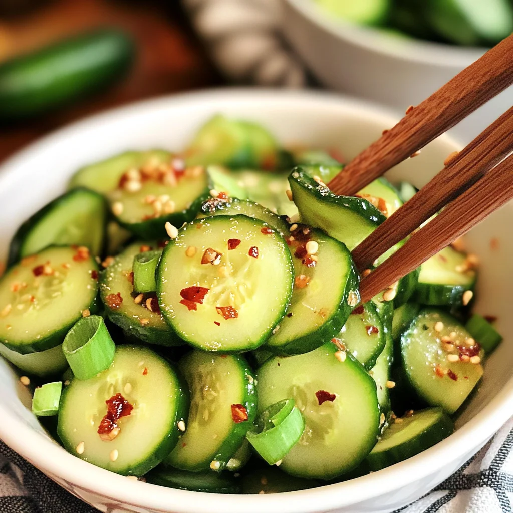 Keto Korean Cucumber Salad