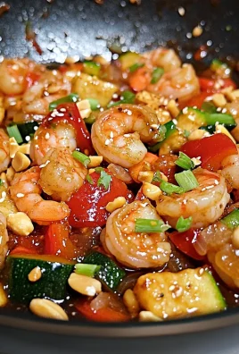 Keto Kung Pao Shrimp