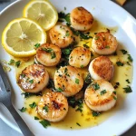 Keto Lemon Butter Scallops