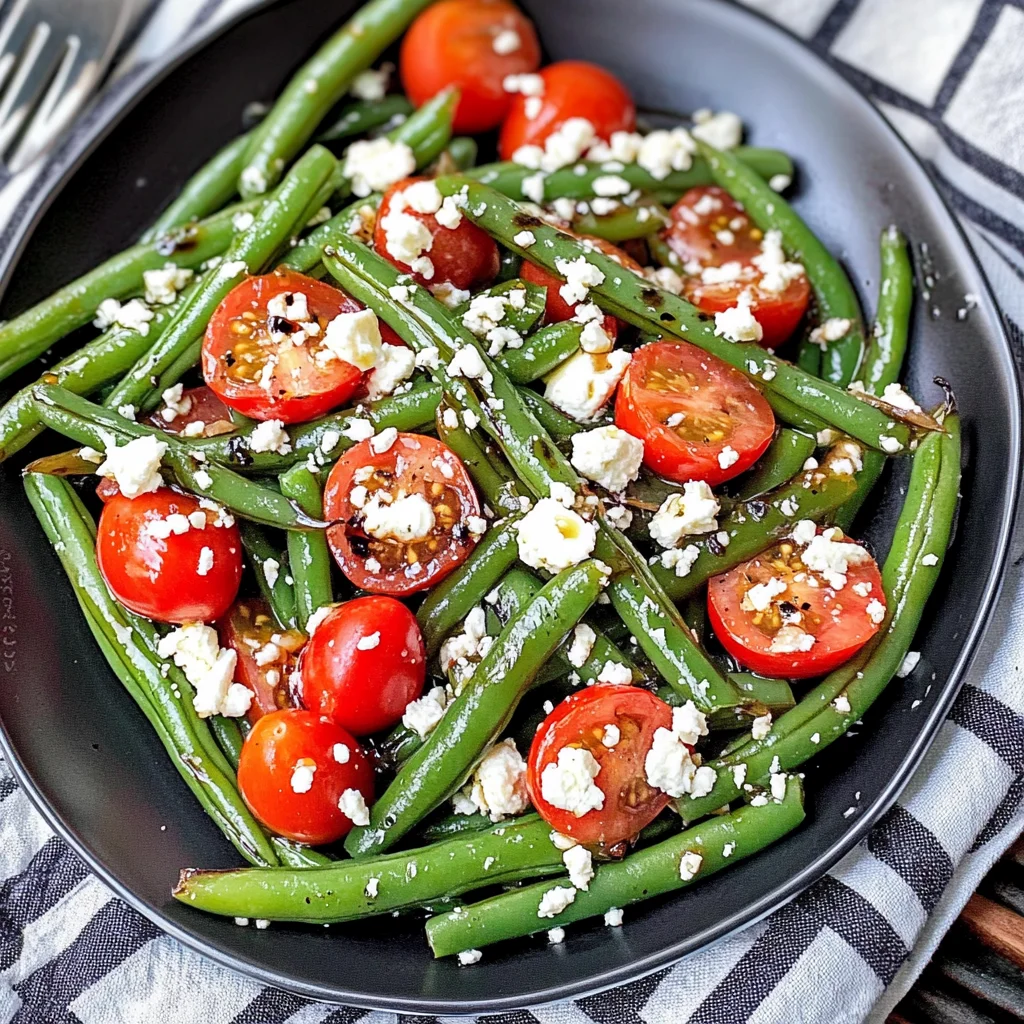 Low Carb Marinated Green Beans and Tomatoes