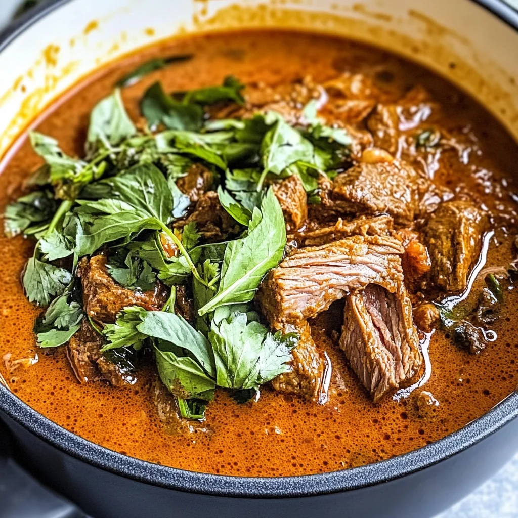 New Coconut Red Curry Drip Beef