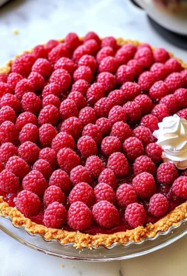 No Bake Raspberry Pie