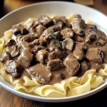 Old-Fashioned Beef Stroganoff