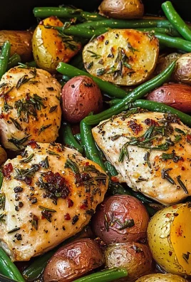 One Pan Garlic Herb Chicken and Veggies