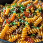 One Pot Beef Taco Pasta