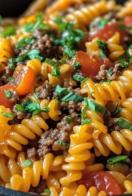 One Pot Beef Taco Pasta