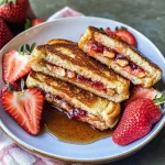 Peanut Butter Jelly Stuffed French Toast