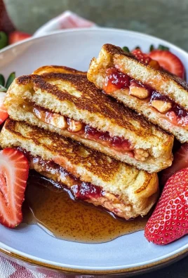 Peanut Butter Jelly Stuffed French Toast
