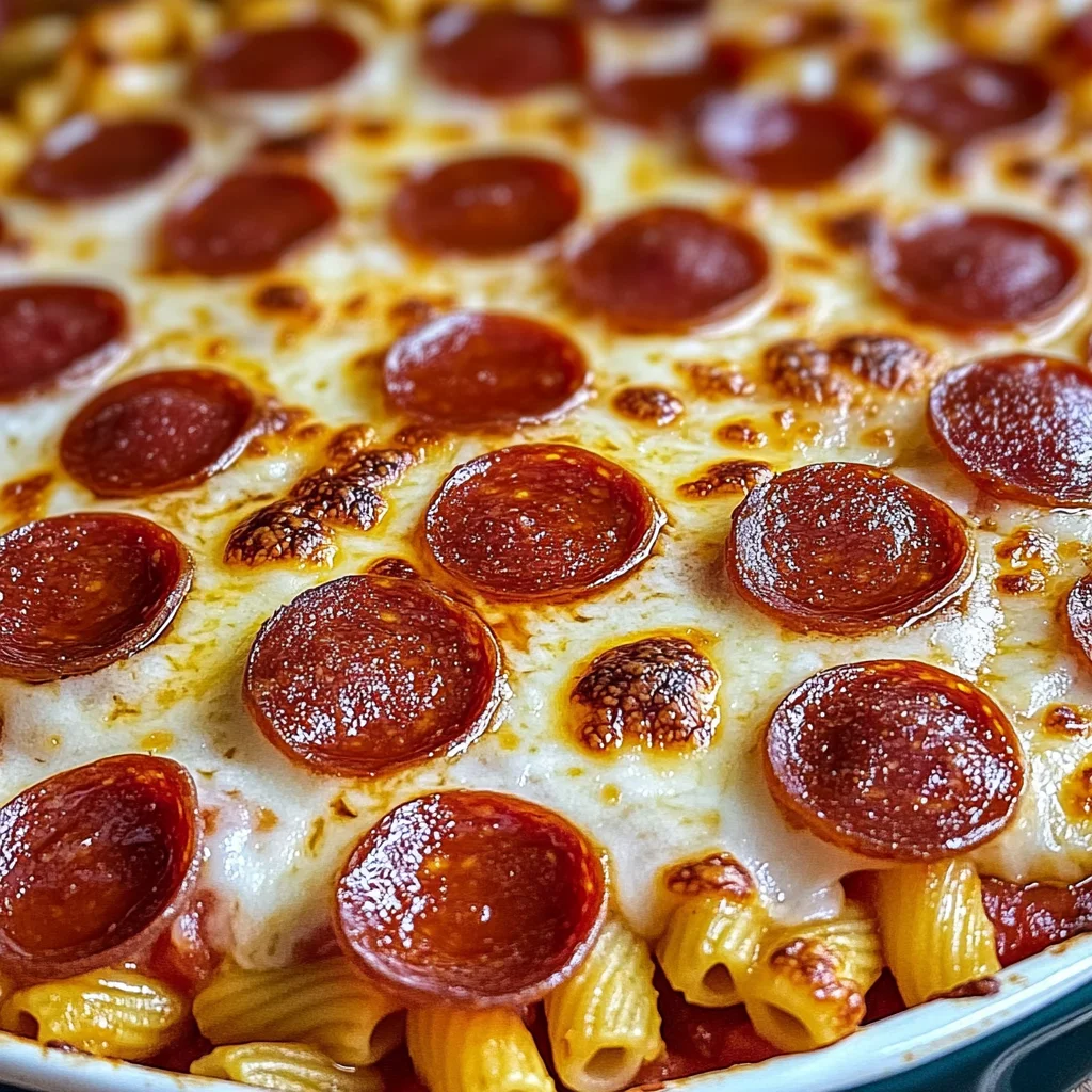 Pepperoni Pizza Casserole